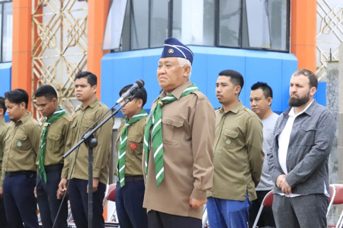 Upacara Penutupan Latihan Gerakan Kepanduan Hizbul Wathan 2024 dan Pelepasan Kontingen Dea Malela Drum Corps
