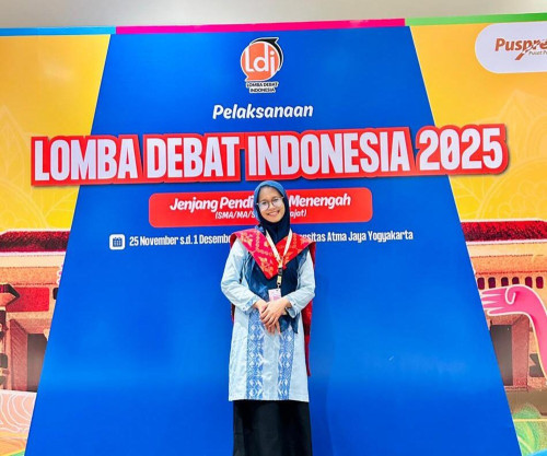 Ersya Putri Shalsabila, Santri SMA Dea Malela Wakili Priovinsi NTB pada NSDC 2025 di Yogyakarta