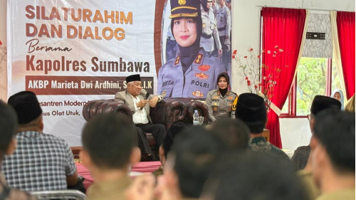 Dialog PMI Dea Malela-Polres Sumbawa Soroti Maraknya Narkoba di Kalangan Muda 